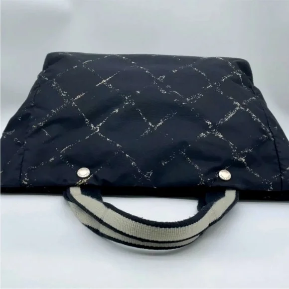 EUC Chanel Old Travel Line Nylon MM Tote Bag NA100050 - Picture 12 of 15